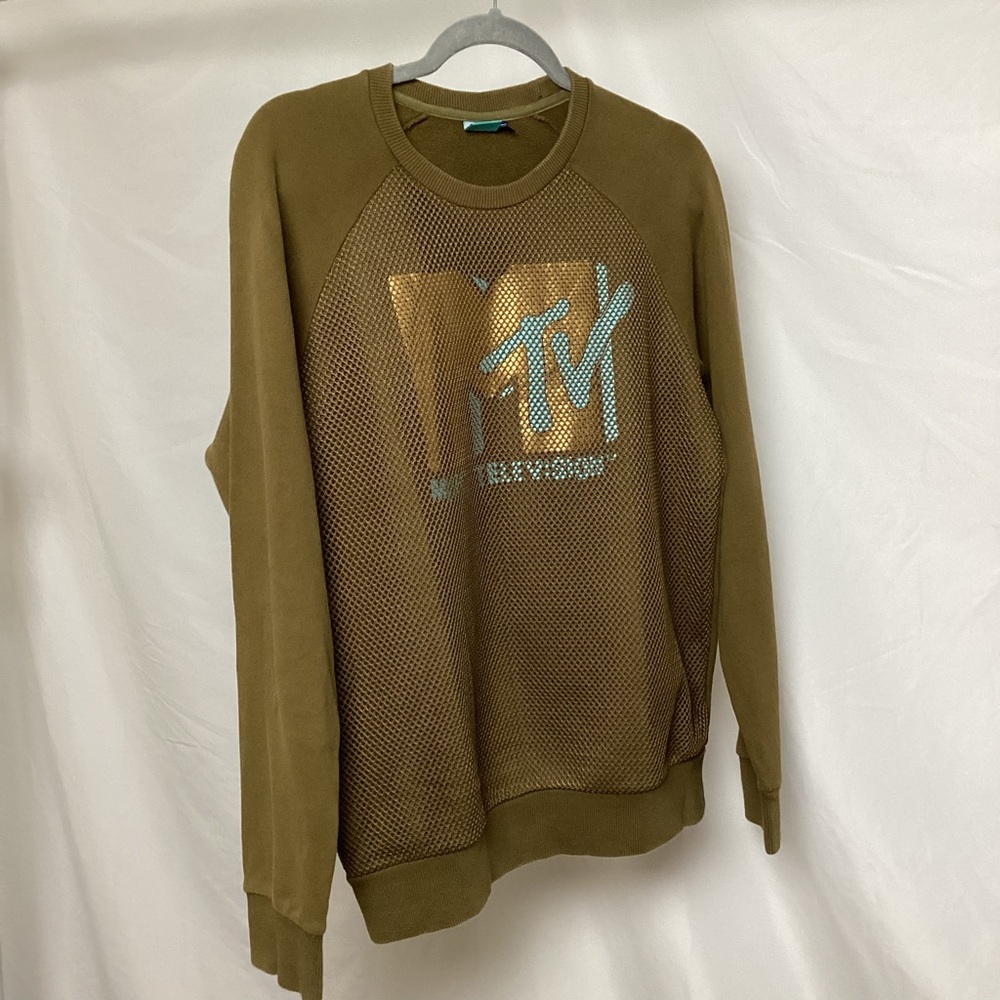 MTV mesh nwot large pullover sweater